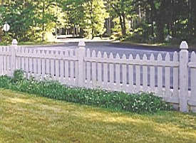 The Molly Pitcher Cedar Fence
